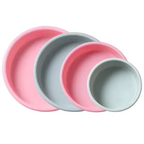 AE046 Wholesale DIY Mousse Cake Baking Pan 4 7 9 10-Inch Silicone Round Shaped Baking Tray for Birthday Party Cake Tools